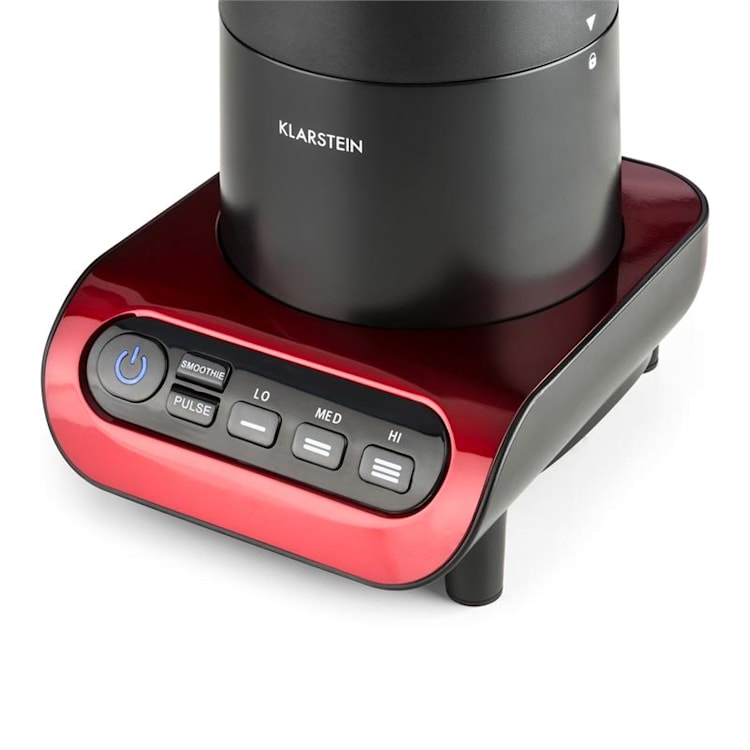 Lambada Licuadora 650W vaso de vidrio de 1,5 l negro Rojo