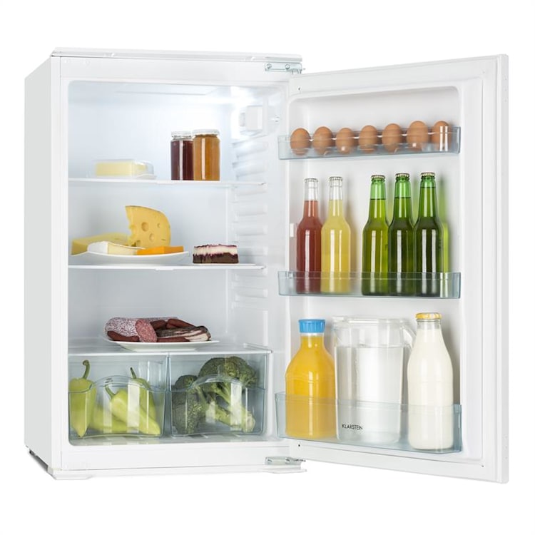 Klarstein Coolzone 130, biela, vstavaná chladnička, A+, 130 l, 54 x 88 x 55 cm Biela | 130 litrov