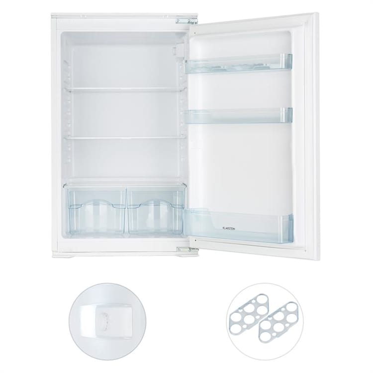 Klarstein Coolzone 130, biela, vstavaná chladnička, A+, 130 l, 54 x 88 x 55 cm Biela | 130 litrov