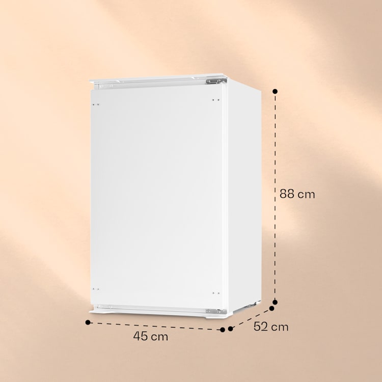 Coolzone 130 Einbaukühlschrank 129 Liter 3 Böden 2 Gemüsefächer 130 Ltr | Weiß