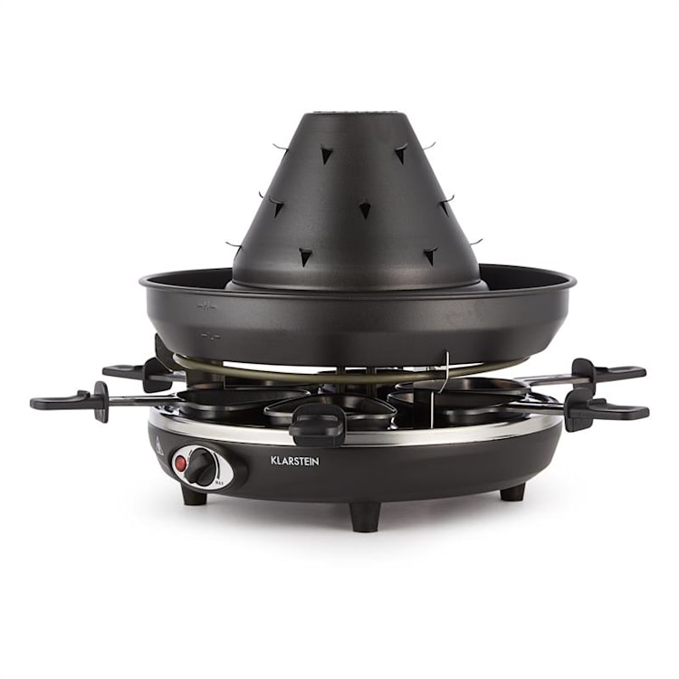Taste Volcano Appareil à raclette & chapeau tatare 1500W 6 personnes