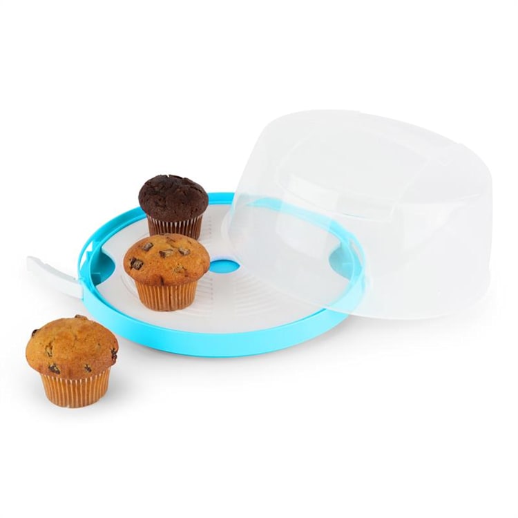 KLARSTEIN BLAUKÄPPCHEN, albastru, capac de tort, cutie pentru tort, Ø26 cm