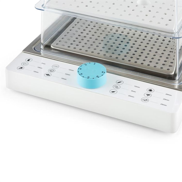 Steam Spa Dampfgarer 1500 W Timer 60 min weiss