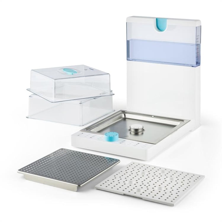 Steam Spa Dampfgarer 1500 W Timer 60 min weiss