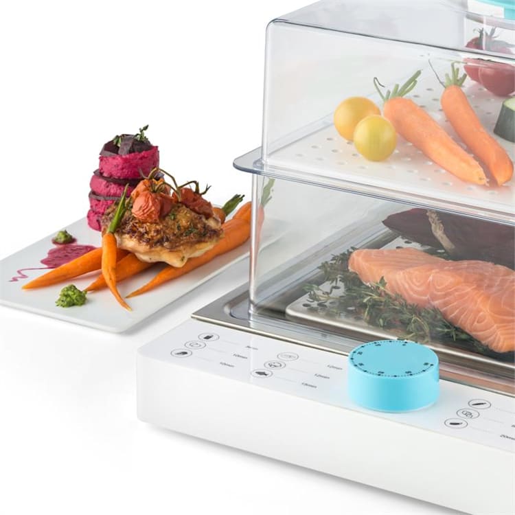 Steam Spa Dampfgarer 1500 W Timer 60 min weiss