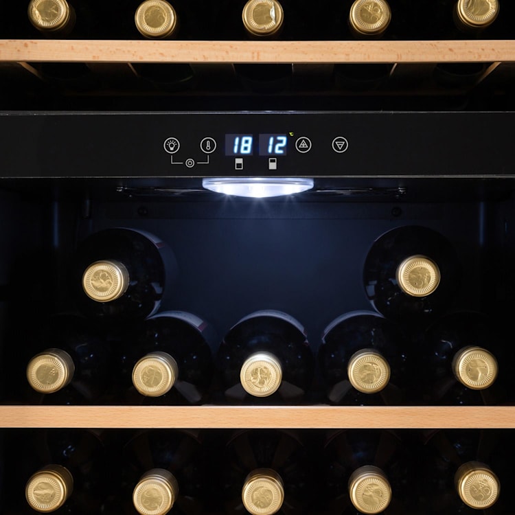 Vinamour 54 Duo wine refrigerator 2 zones 148 litres 54 bottles touch display 54 Bottles | 2 cooling zones