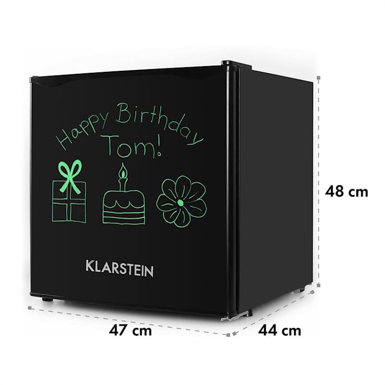 KLARSTEIN SPITZBERGEN ACA, 40 L, CRNI, HLADNJAK SA ZAMRZIVAČEM, ENERGETSKI RAZRED A+ Crna | 40 Ltr