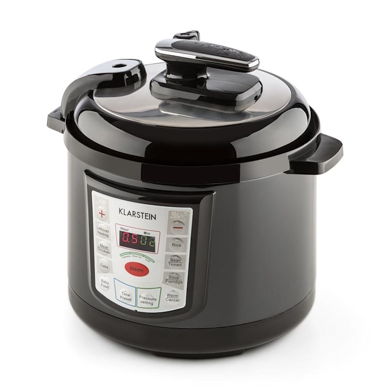 Fast Flavour Multifuncctionele Hogedrukpan Snelkookpan 5 l zwart