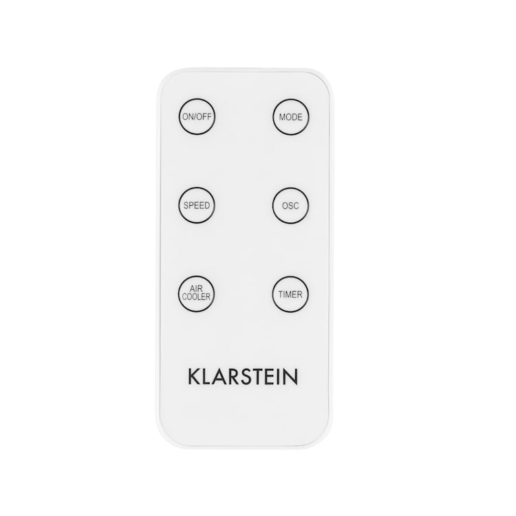Highrise 3-in-1-Luftkühler Ventilator Luftbefeuchter 530 m³/h | 35 Watt | 2,5 Liter | 3 Geschwindigkeiten | Oszillation | Touch | Timer | Fernbedienung | mobil Grau