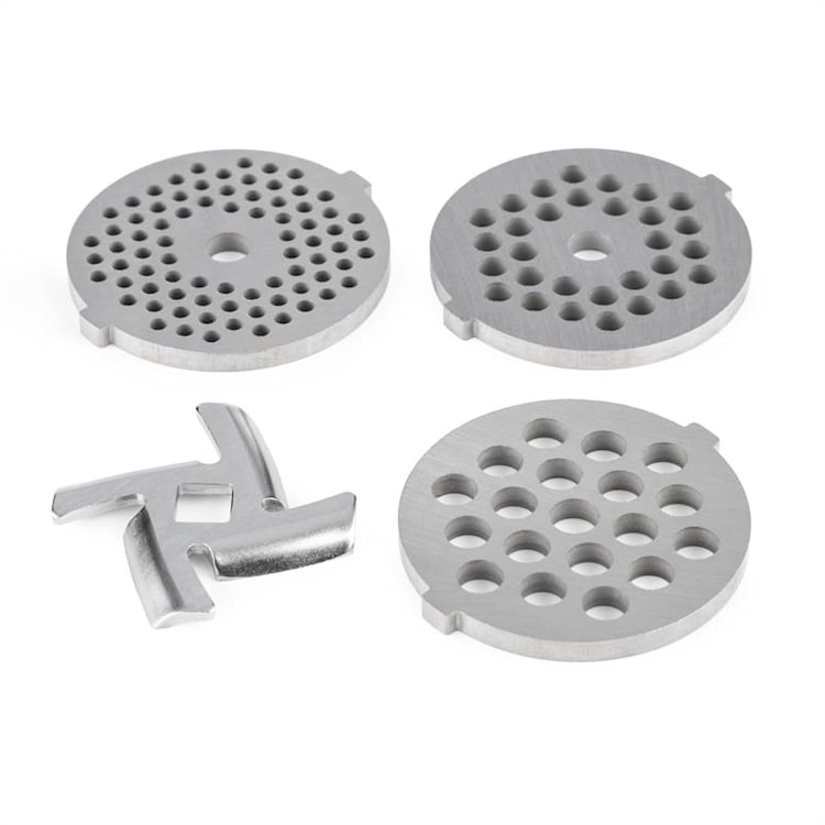 Set 4 disques perforés accessoire hachoir pour robot de cuisine Lucia