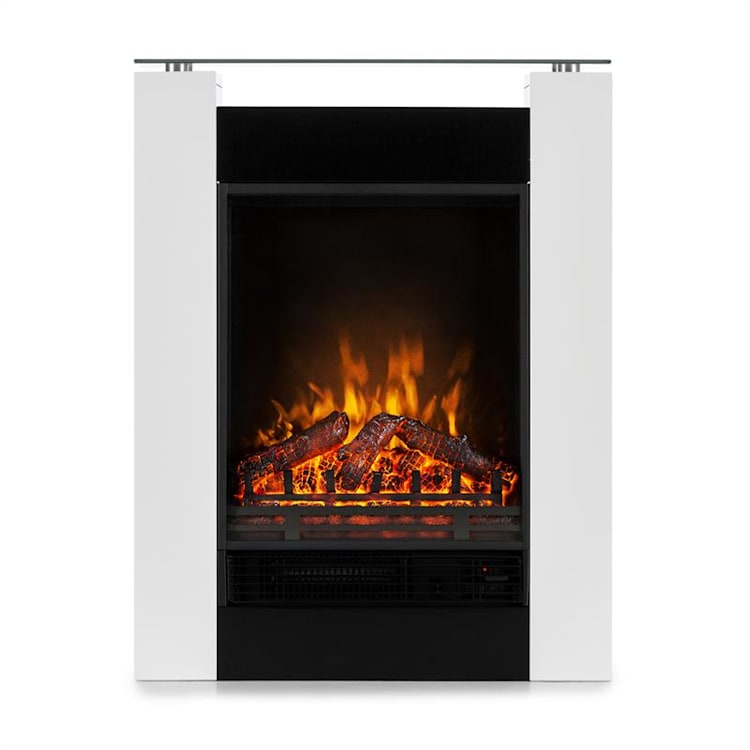 Studio 5 Cheminée électrique 900/1800 W Télécommande Blanc