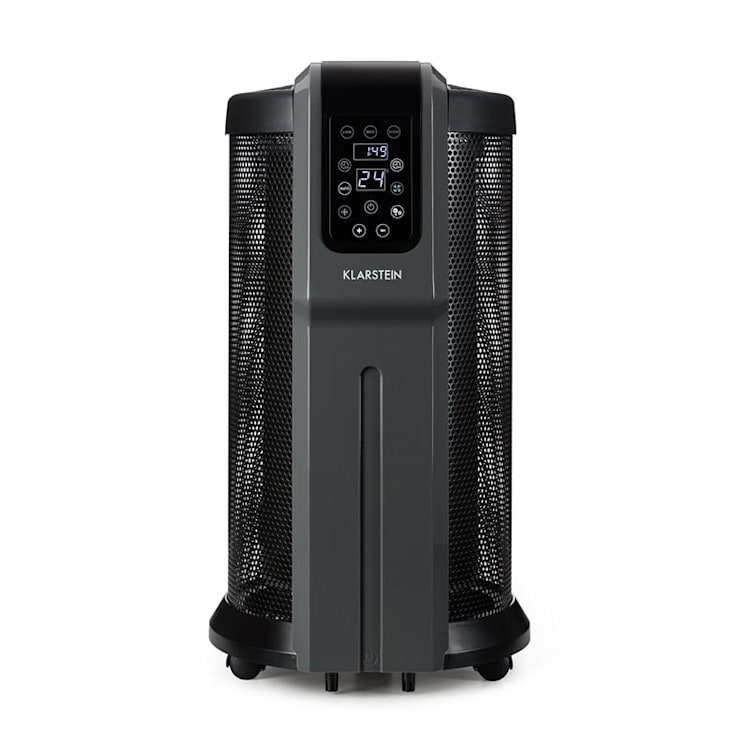 Datscha Digital verwarming afstandsbediening timer rollers 2200W zwart/grijs