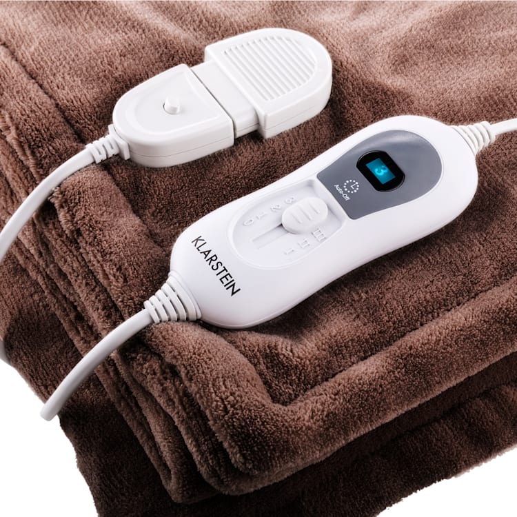 Dr. Watson XXL Coperta Riscaldante 120W Lavabile 200x180cm Micropile marrone Marrone | XXL