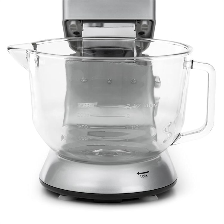 Lucia Argentea 2G Robot multifonction mixeur hachoir 1300W -argent Argent