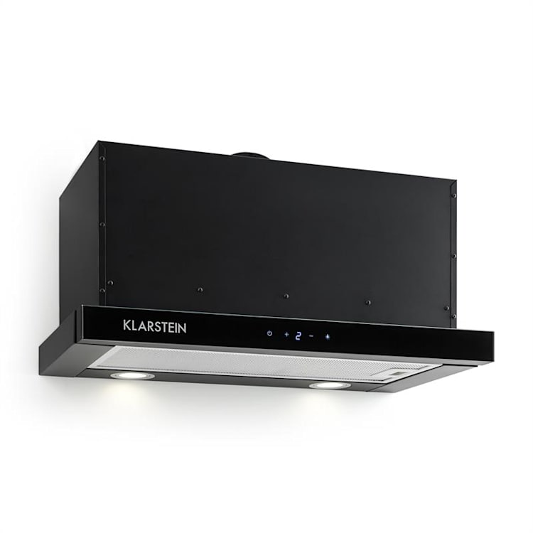 Vinea campana extractora de bajo mueble campana plana 60cm negra Negro