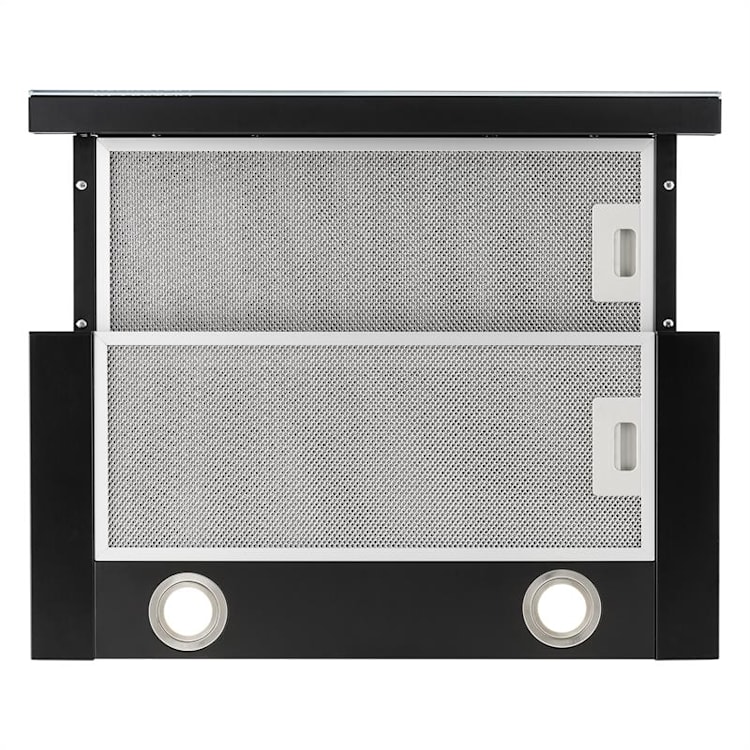 Vinea campana extractora de bajo mueble campana plana 60cm negra Negro
