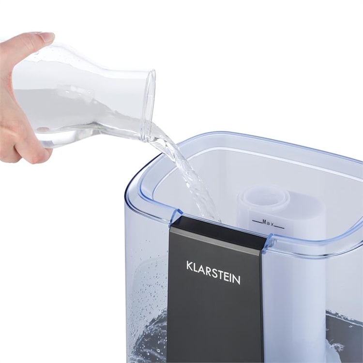 Toledo ultrahangos párásító, aroma diffúzor, 6l, LED fény, fekete Fekete
