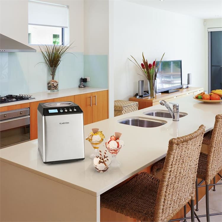 Vanilly Sky Family Glassbredare Frozen Yoghurt 250W 2,5l silver Silver