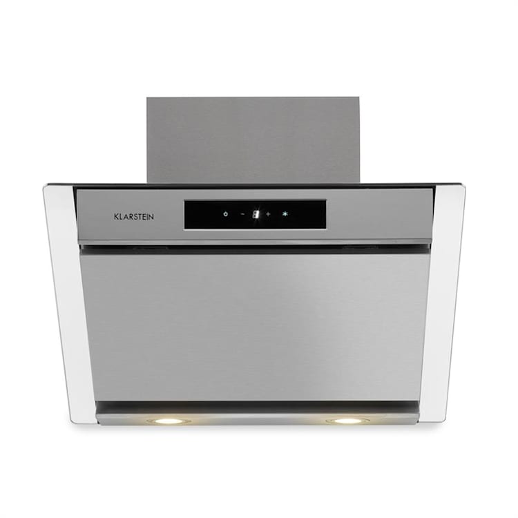 Balzac 60 Dunstabzugshaube 60 cm 210W 610m³/h LED Touch Edelstahl Glas 60 cm
