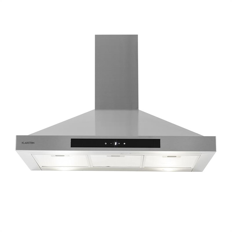 Zelda 90 Dunstabzugshaube 210W 3 Stufen 650m³/h LED EEK: B 90 cm