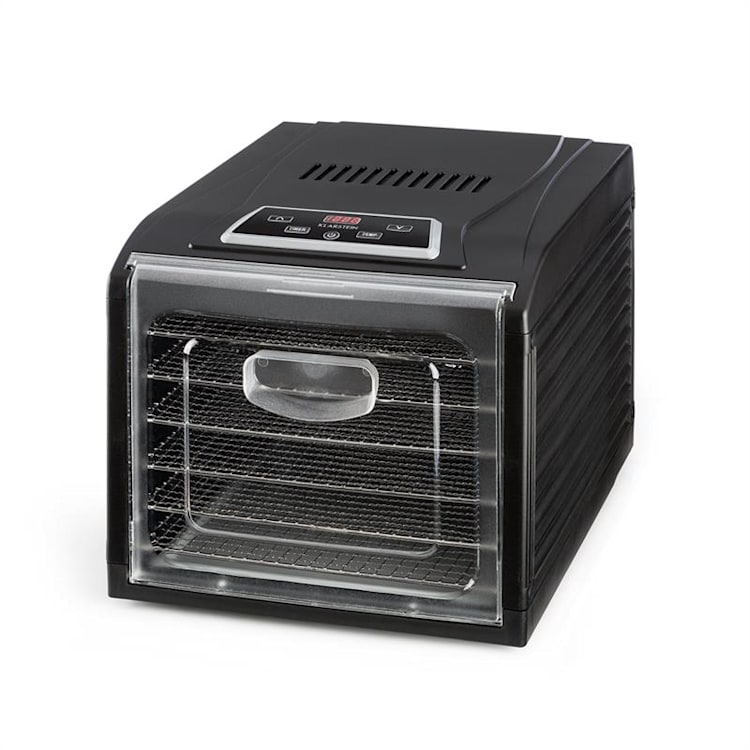 Heldere Fruit Jerky Plus 6 droogautomaat 6 opslagvakken blik 420-500W zwart 6 stages