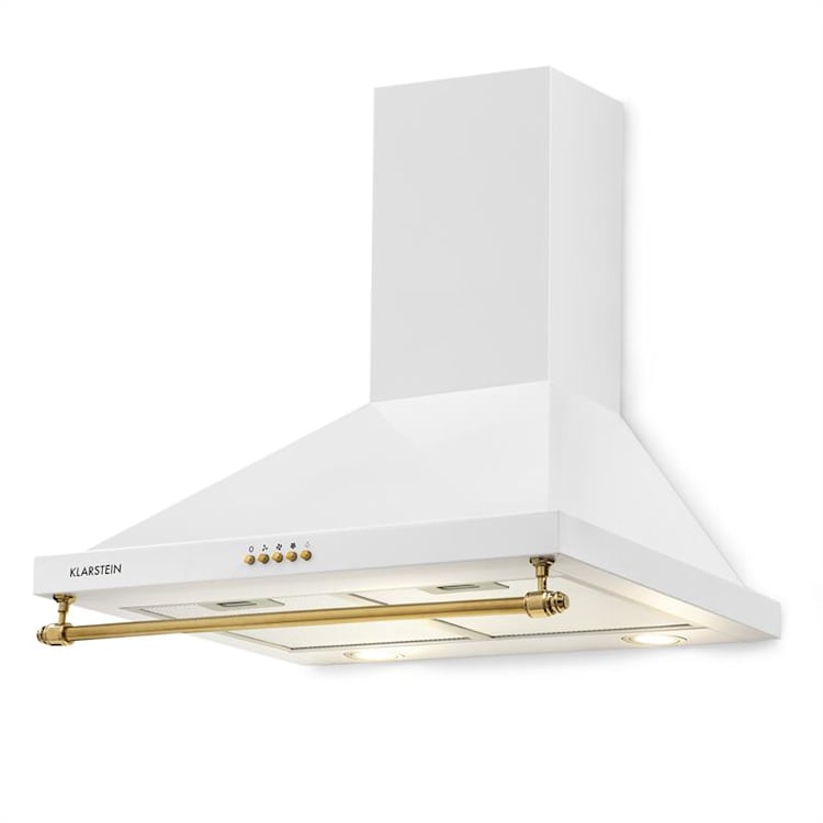 Montblanc 60 Dunstabzugshaube 610m³/h 165W 2x1,5W LED Reling Weiß