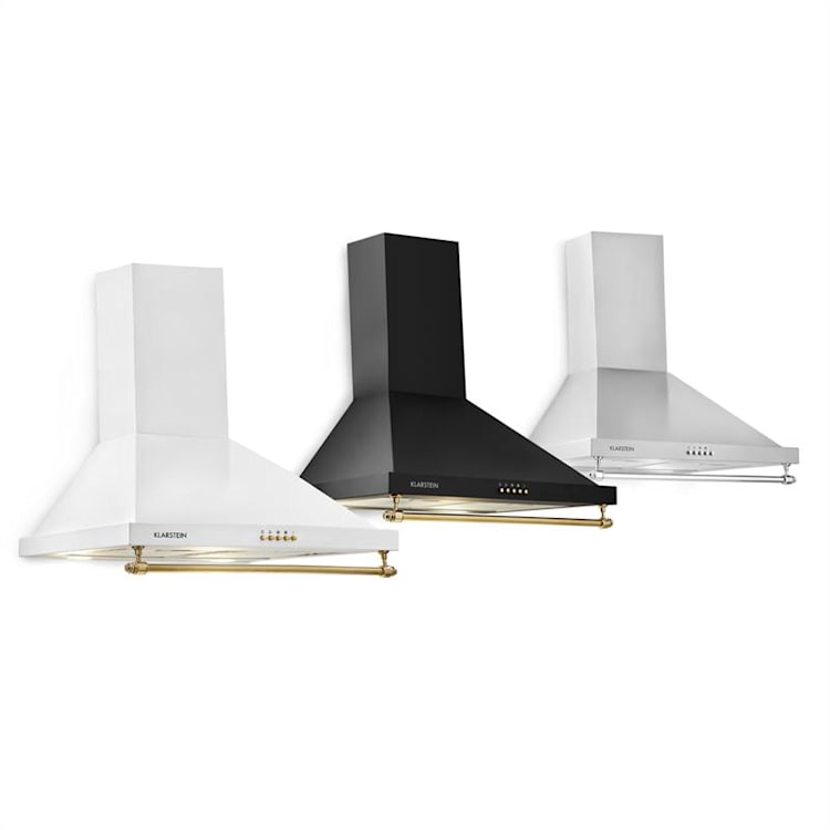 Montblanc 60 Dunstabzugshaube 610m³/h 165W 2x1,5W LED Reling Weiß