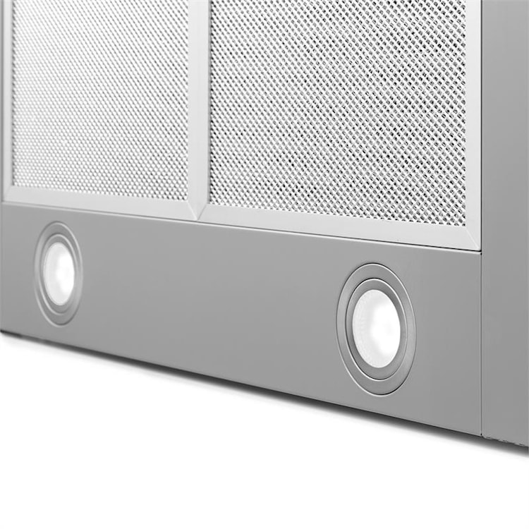 Montblanc 60 Dunstabzugshaube 610m³/h 165W 2x1,5W LED Reling Silbergrau