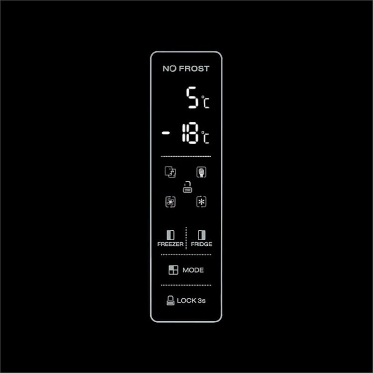 Grand Host L Kühl-Gefrierkombination Display Control Glastüren