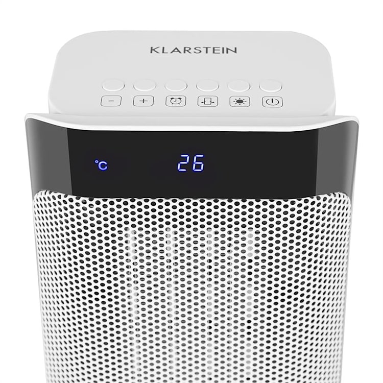 Chaval Aquecedor 2000W Termostato Timer Controlo Remoto Branco