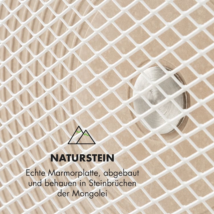 HeatPal Marble Infrarot-Heizung 1300W 30 m² Wärmespeicher Marmor Aluminium