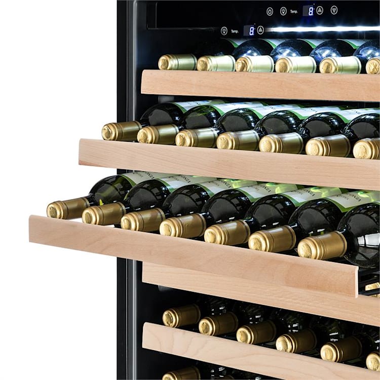 Botella Cura Weinkühlschrank 224 Flaschen LC-Display Carbon-Filter