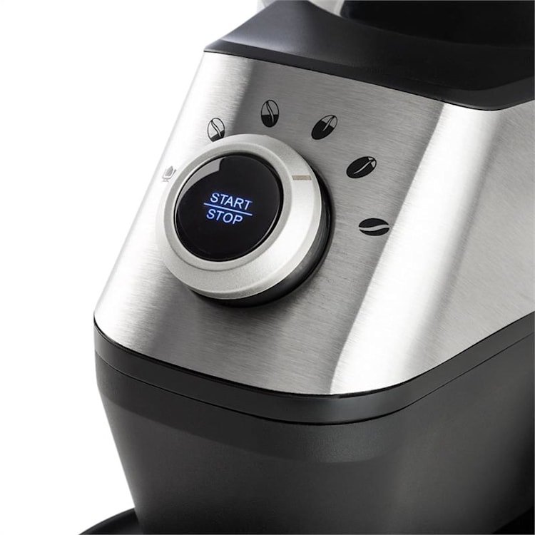 Triest Kaffeemühle Kegelmahlwerk 150W 300g 15 Mahlgrade Edelstahl