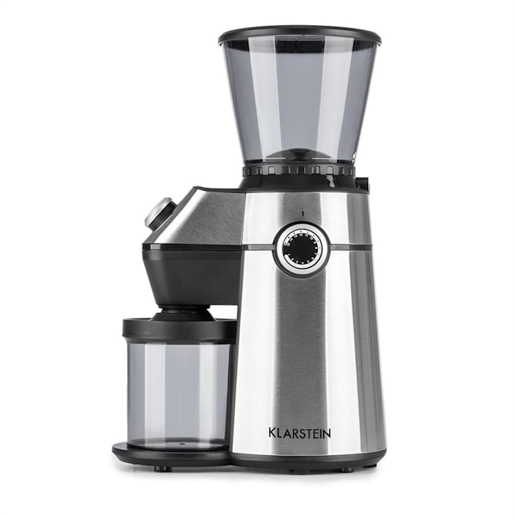 Triest Kaffeemühle Kegelmahlwerk 150W 300g 15 Mahlgrade Edelstahl