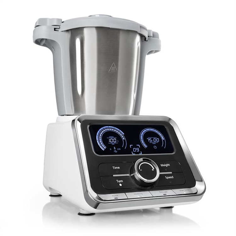 GrandPrix Robot da Cucina 500W/1000W Ciotola in Acciaio Inox 2,5l bianco