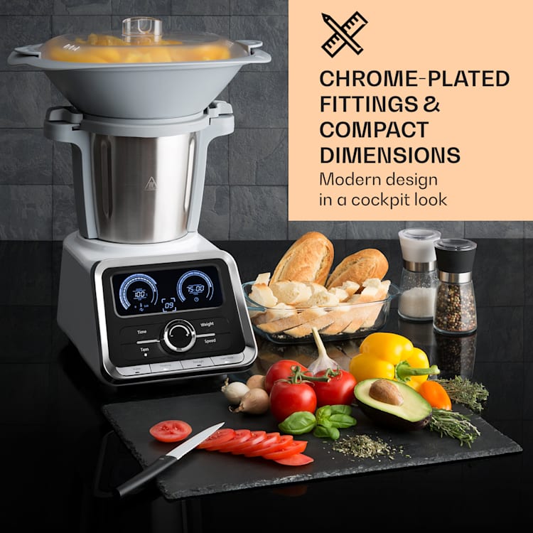 GrandPrix food processor 500W / 1000W 2.5l stainless steel mixing bowl