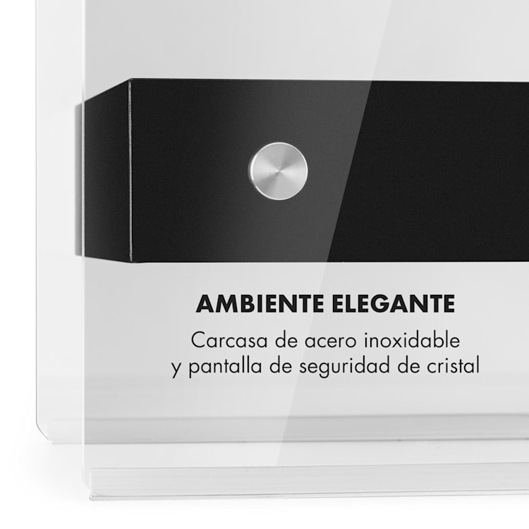 Phantasma Glassy hogar de etanol sin humo quemador de acero inoxidable