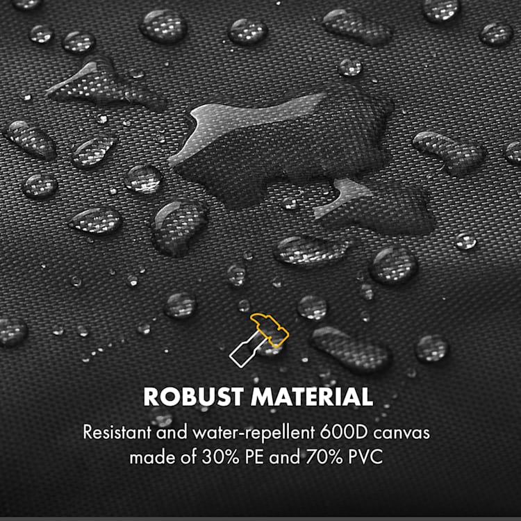 Tomahawk 3.0 Cover Weather Protection Cover 600D Canvas 30/70% PE / PVC Black 120 x 115 x 54 cm