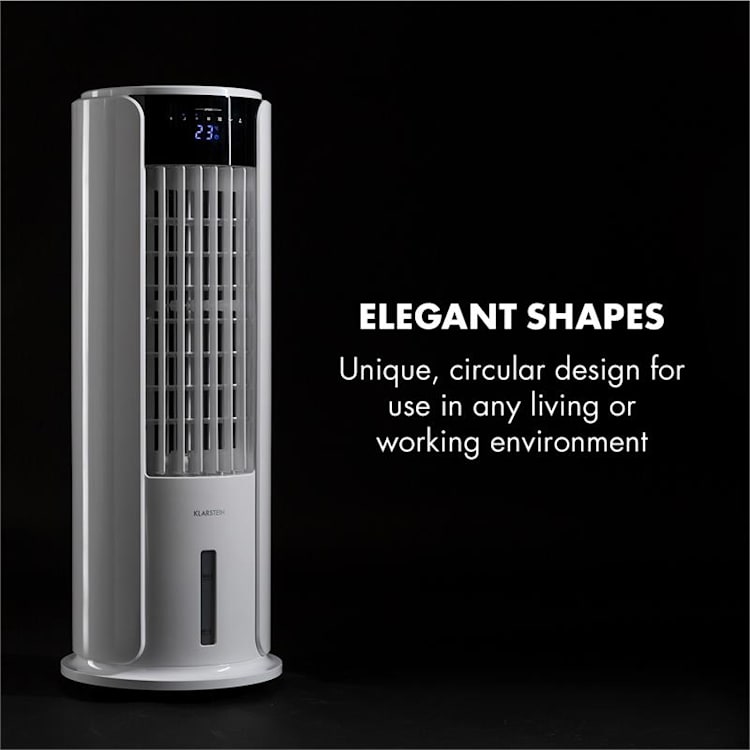 Skyscraper Horizon, ochladzovač vzduchu, ventilátor, 60 W, 486 m³/h, 3.5 l vodná nádrž, biely Biela