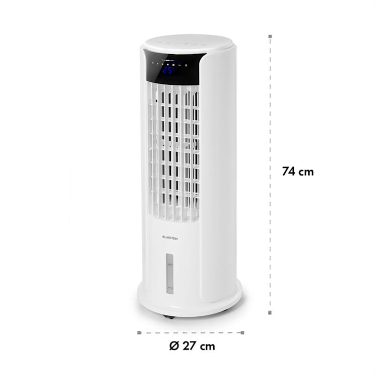Skyscraper Horizon, ochladzovač vzduchu, ventilátor, 60 W, 486 m³/h, 3.5 l vodná nádrž, biely Biela