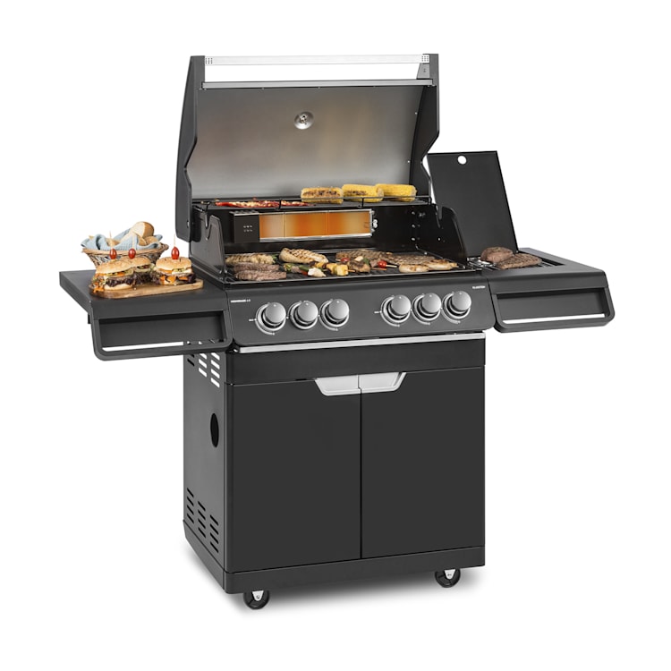 Highgrade 4 IB Gasgrill 6 Brenner 19,8 kW 71x46cm Grill Edelstahl