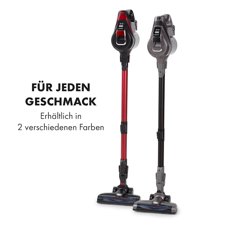Cleanbutler 3G Turbo Akku-Staubsauger 0,7l HEPA13 rot/schwarz Rot