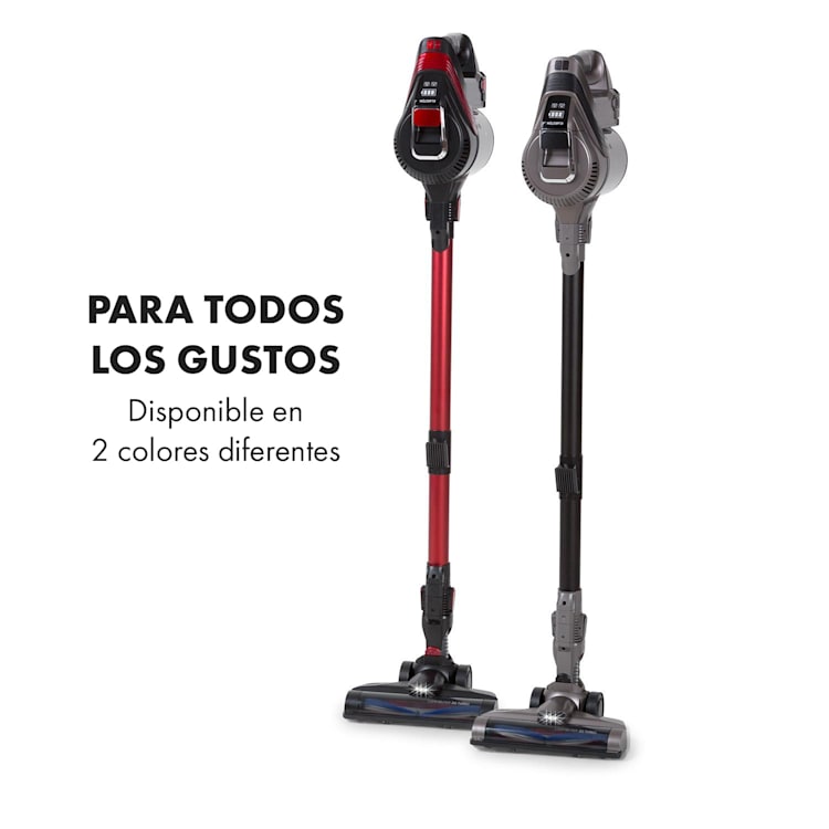 Cleanbutler 3G Turbo Aspiradora sin cables 0,7 litros HEPA13 Rojo/negro Rojo