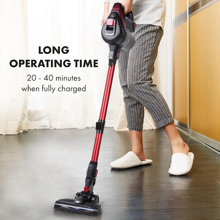 Cleanbutler 3G Turbo Cordless Vacuum Cleaner 0.7l HEPA13 Red / Black Red