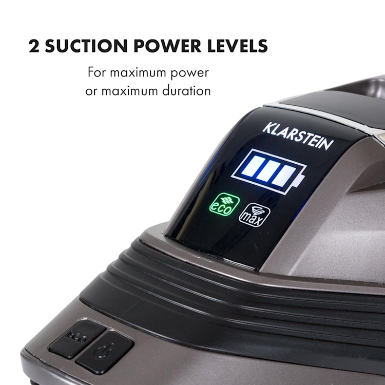 Cleanbutler 3G Turbo batteri-dammsugare 0,7l HEPA13 antracit/svart Antracit