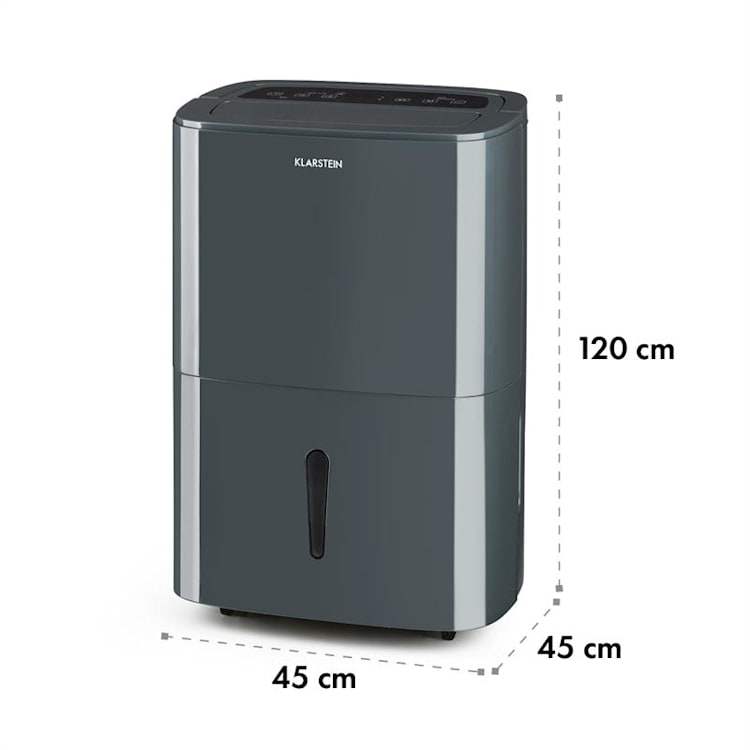DryFy20 Osuszacz powietrza 420 W 20 l/24 h 230 m³/h 40–50 m² DrySelect 40 dB kolor szary Anthracite | 20l/24h