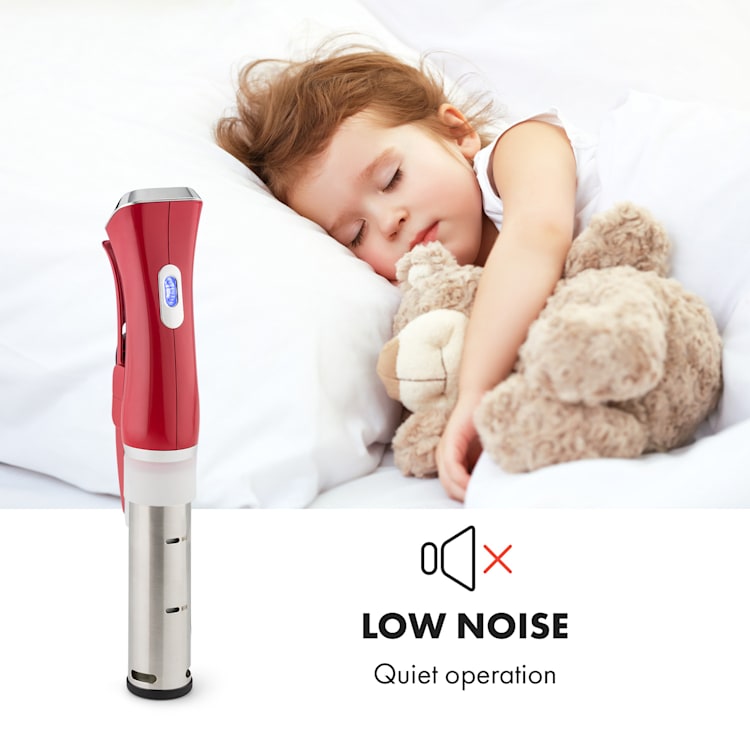 Quickstick, vařič sous vide, termostat, cirkulační čerpadlo, 20 l, ušlechtilá ocel Červená
