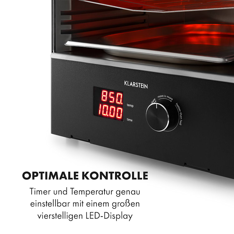 Steakreaktor Pro Indoor Grillgerät Hochtemperaturgrill 3200W 850°C Made in Germany Schwarz