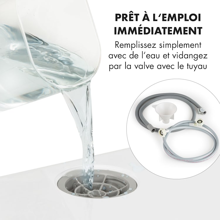 Amazonia Mini lave-vaisselle 6 programmes écran LED bleu Bleu