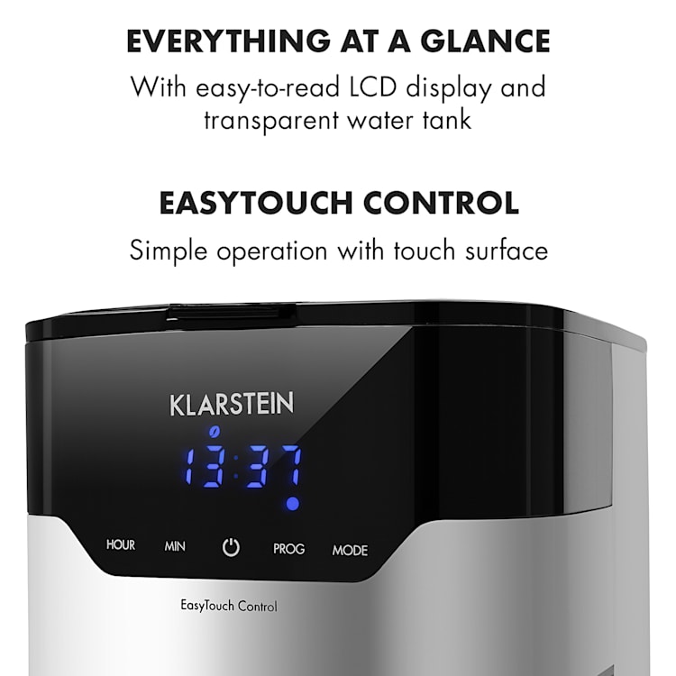 Coffee Maker Arabica 800W EasyTouch Control Silver / Black 1.2 Ltr